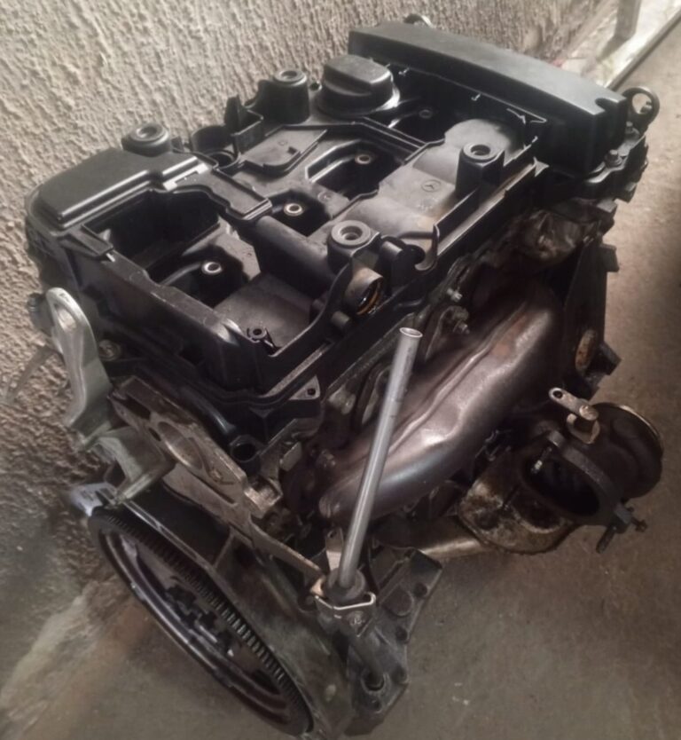 DAMAGED ENGINE OF MERCEDES BENZ