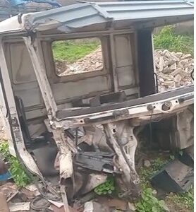 DAMAGED CABIN HEAD, DOORS AND RADIATOR