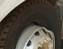 DAMAGED FOUR RIMS AND ONE DOOR