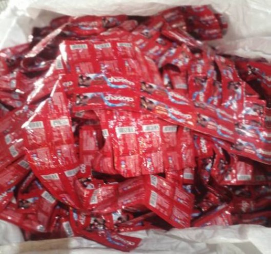 5,156 cartons of Closeup and Pepsodent Toothpastes