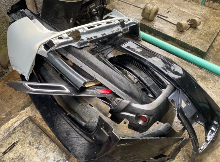 VARIOUS VEHICLE BUMPERS AND LIGHT